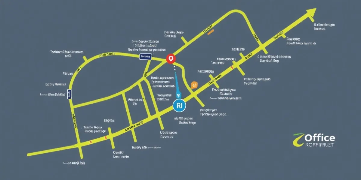 到访路线示意图